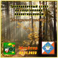 Тренировочный старт по спортивному ориентированию. "Ласковый ноябрь - 2023" Тренировочный старт по спортивному ориентированию. "Ласковый ноябрь - 2023"